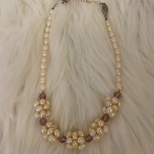 Fresh water Pearl. 4 items total. 3 necklace & 1 bracelet